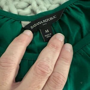 Banana Republic Emerald Green Outerwear
